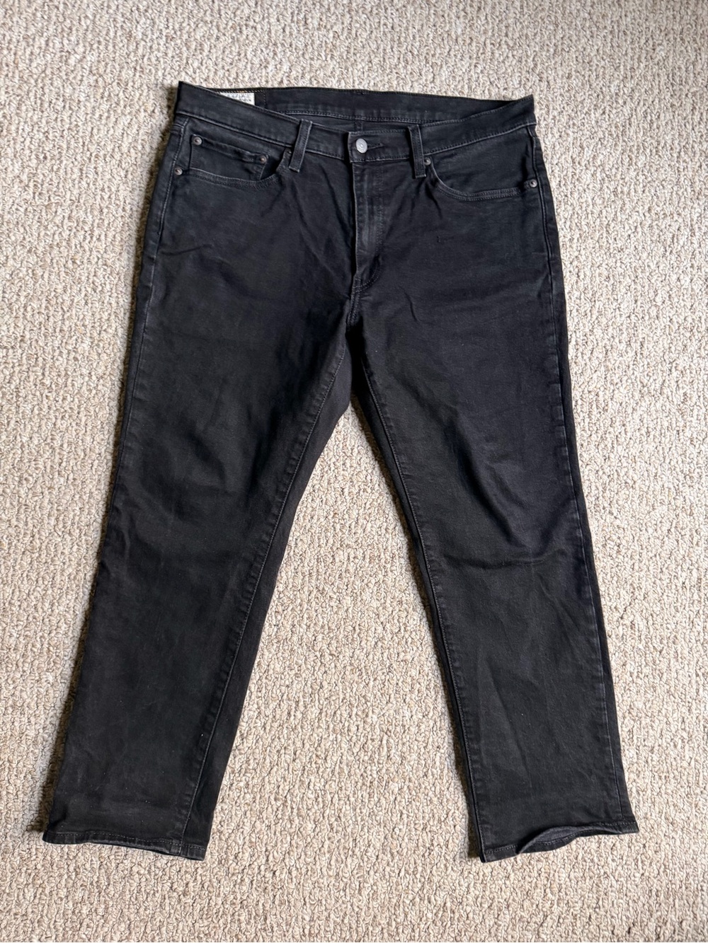 Levi’s Premium 541 Athletic Fit Black Wash Denim Jeans 35x30